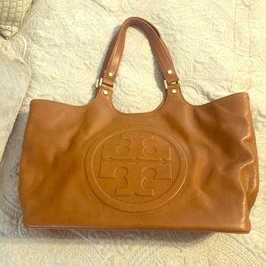 Tory Burch Tote- brown Leather like new